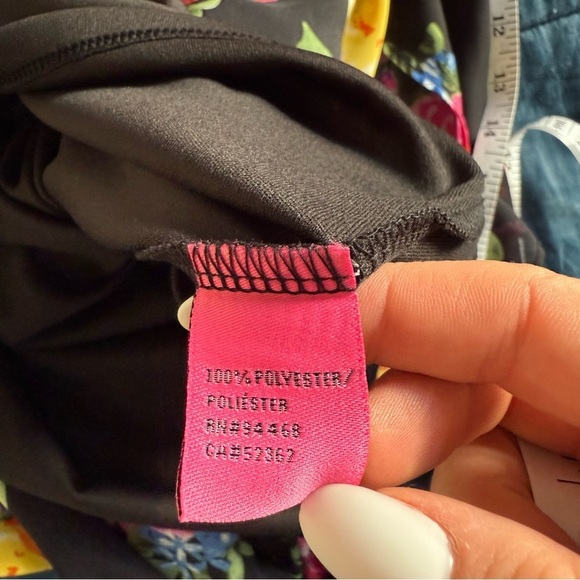 Betsey Johnson  Halter Shift A Line Floral Dress Size 12 - Picture 8 of 9